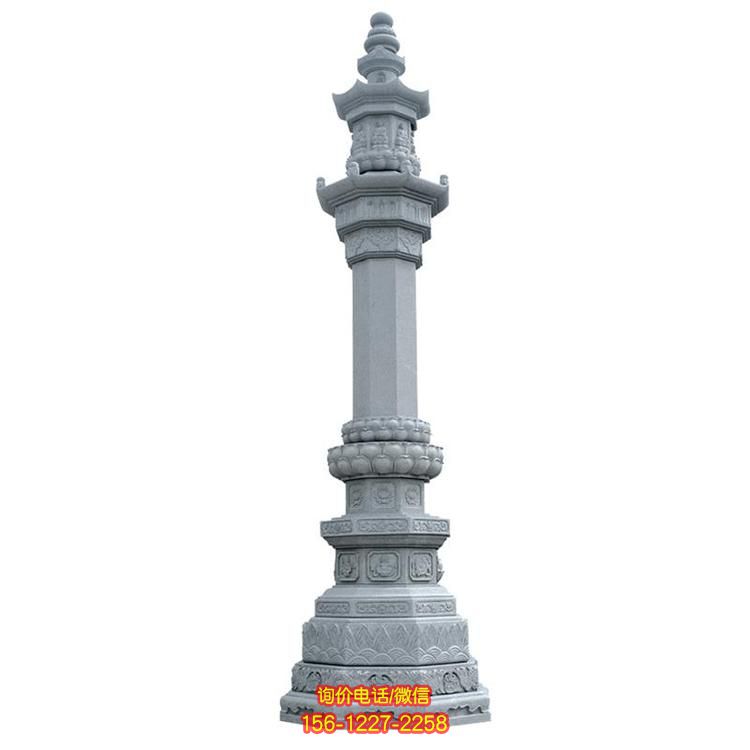 大理石石雕雕塑，為寺廟增添神秘氣息