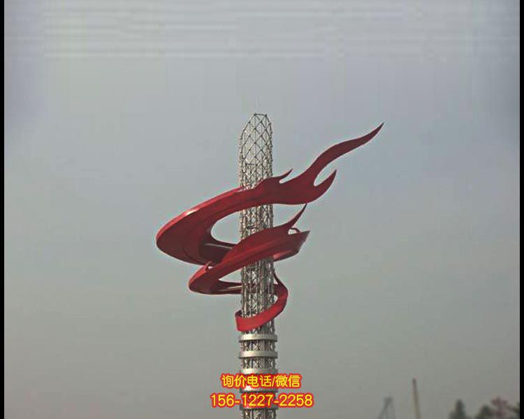 廣場(chǎng)不銹鋼柱圍繞一團(tuán)火不銹鋼火苗雕塑 廣場(chǎng)不銹鋼柱圍繞一團(tuán)火不銹鋼火苗雕塑